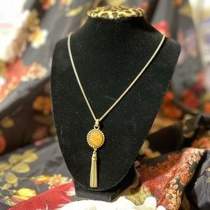 NWT Lucky Brand Tassel Pendant Necklace Long